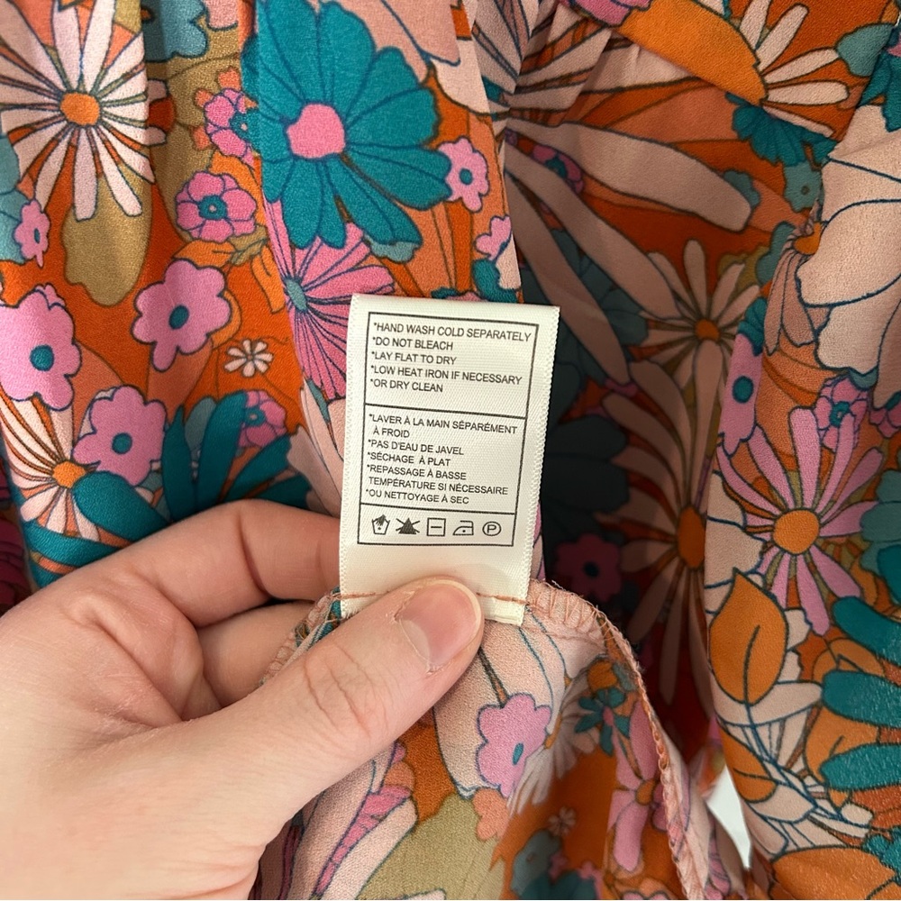 BB Dakota by Steve Madden In Retrospect Floral Shift Dress | Size XL - Picture 7 of 11